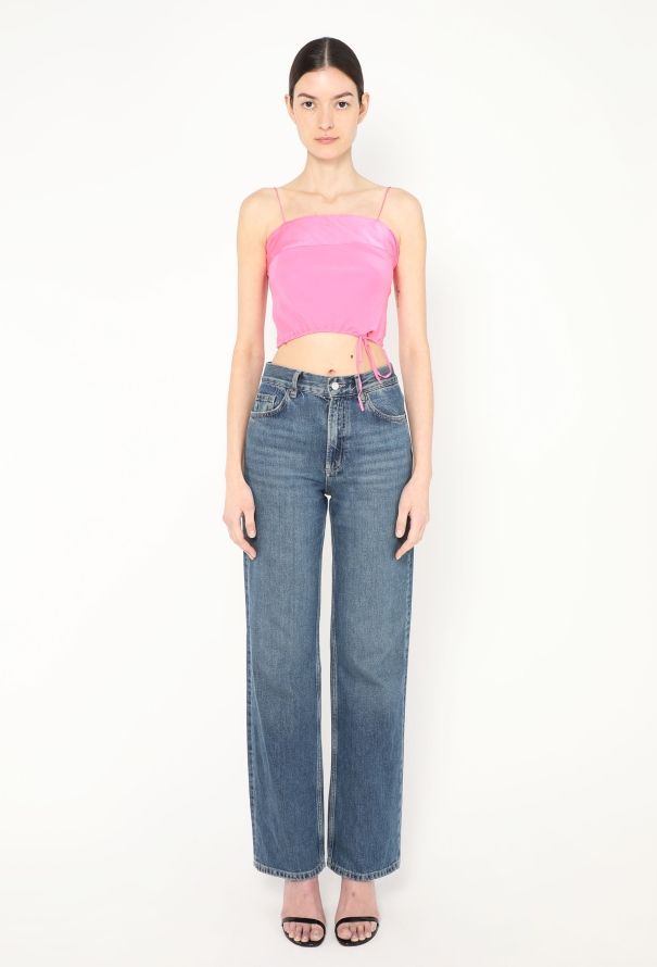 Chloé Late '90s Cropped Silk Camisole - 2