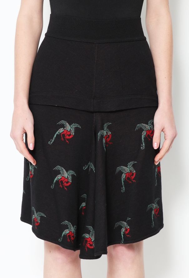 Alaïa F/W 1988 Fantasy Dragon Skirt - 3