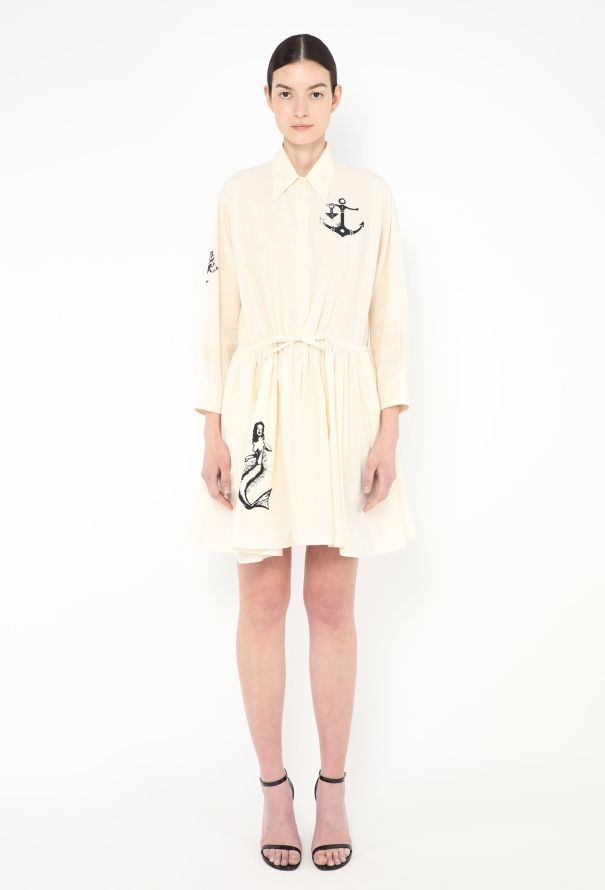 Prada S/S 2022 Cinched Mermaid Dress - 3