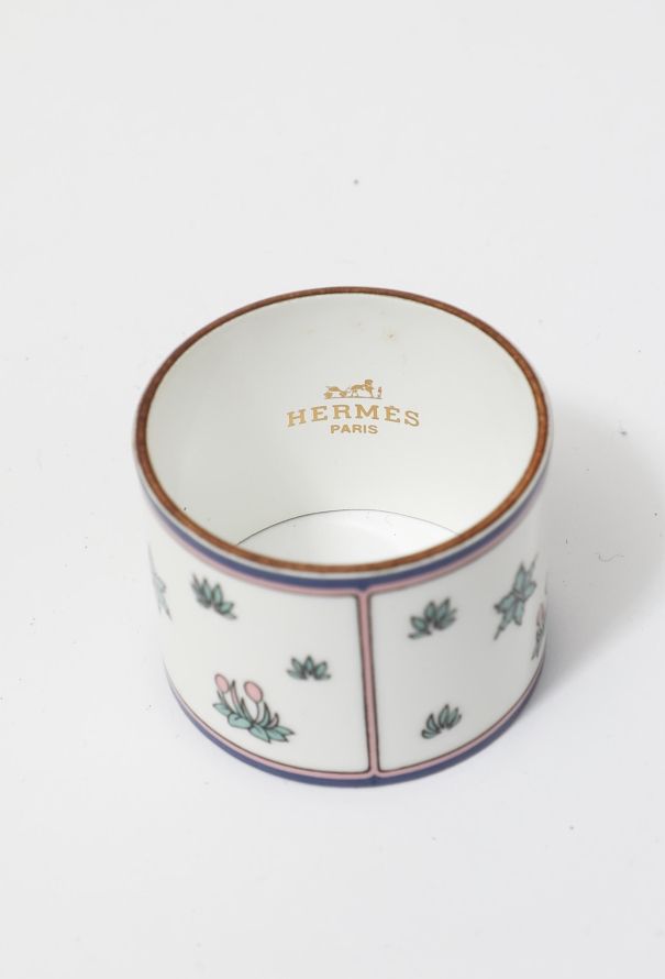 Hermès Vintage "Les Leopards" Napkin Ring - 4