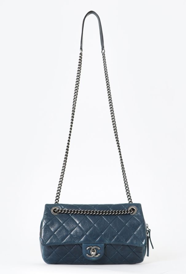 Chanel Blue Portobello Flap Bag - 2