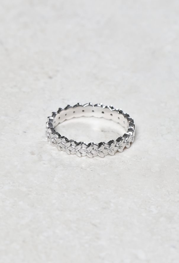 Mellerio 18k White Gold & Diamond Ring - 2