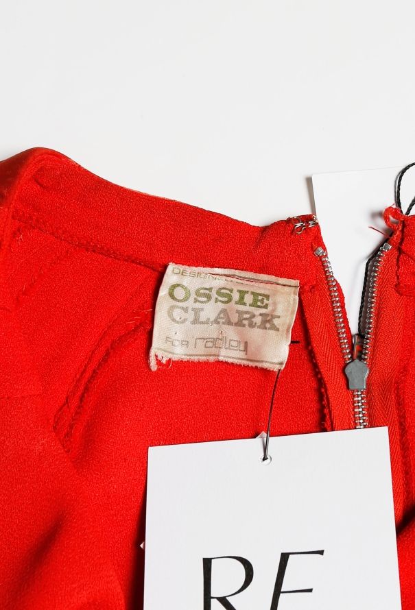 Ossie Clark 70s Bishop-Sleeve Crêpe Dress - 4