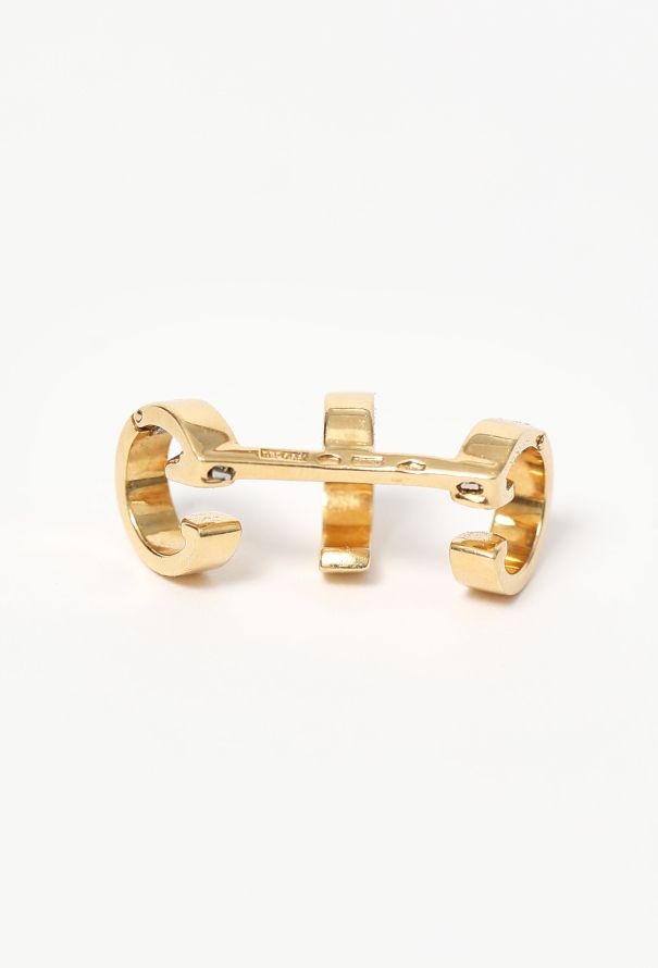 Repossi 18k Yellow Gold Three Row Berbère Ear Cuff - 6