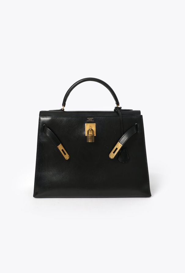Hermès Vintage Black Box Kelly Sellier 32 - 2
