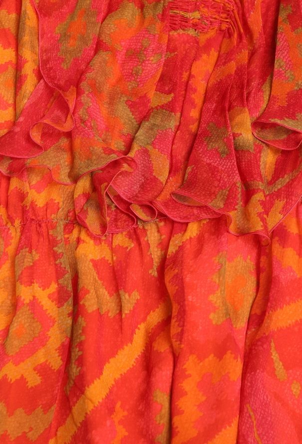 Dior 2006 Ruffled Chiffon Top - 7