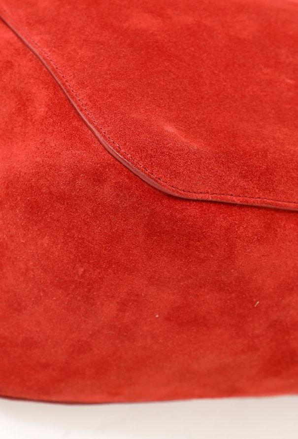 Céline Suede Gourmette Flap Bag - 6