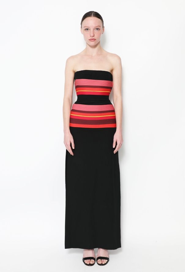 Madame Grès HAUTE COUTURE 1976 Bayadère Gown - 1