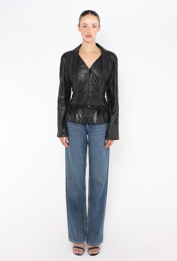 Dior 2005 Lambskin Bar Jacket - 2