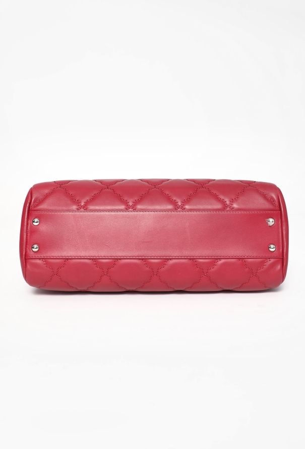 Chanel Double Stitch Hamptons Shopping Tote Bag - 6