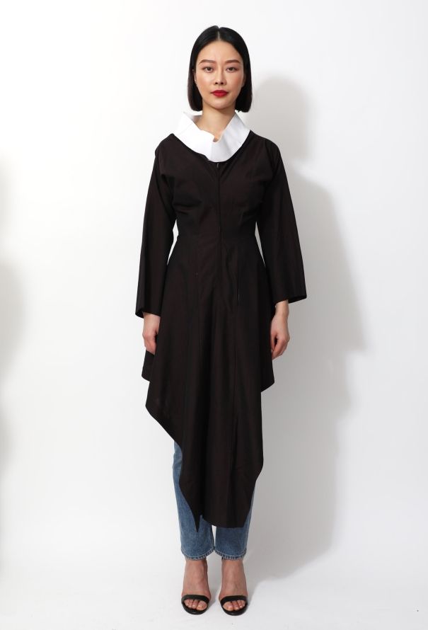 Comme des Garçons 1994 Ruffled Asymmetrical Dress - 4