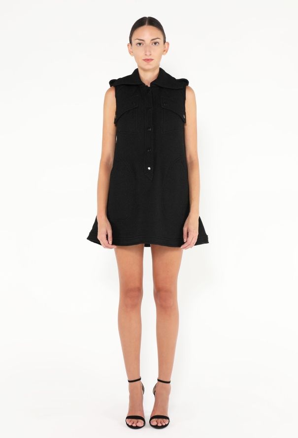 Balenciaga Rare F/W 2003 Cargo Shift Dress - 3