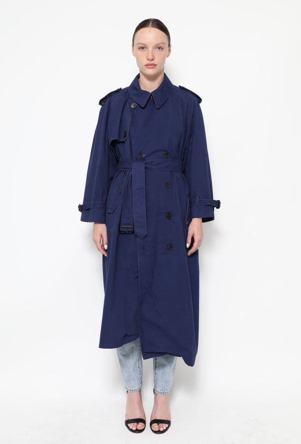 Balenciaga 2018 Belted Trench Coat - 1