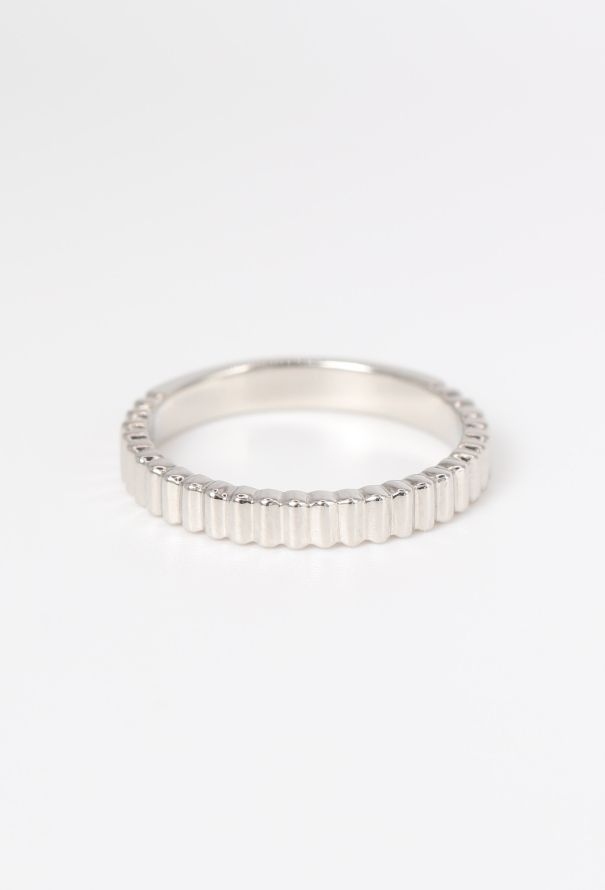 Mellerio 18k White Gold Affiniti Band Ring - 1