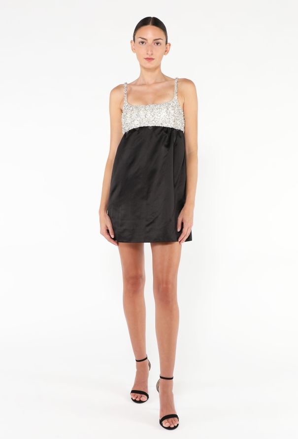 Miu Miu Resort 2021 Embellished Babydoll Dress - 1