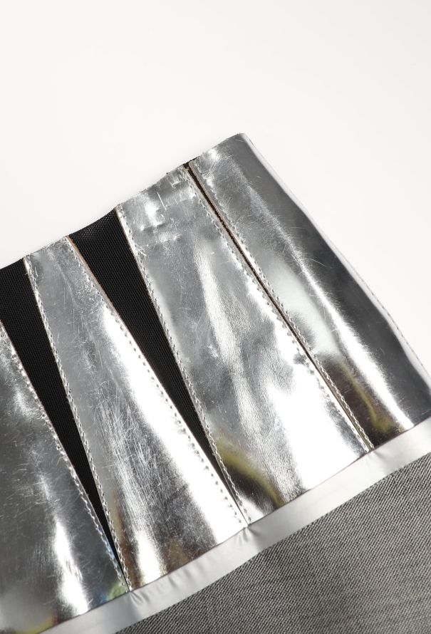 Balenciaga F/W 2008 Metallic Trim Skirt - 7