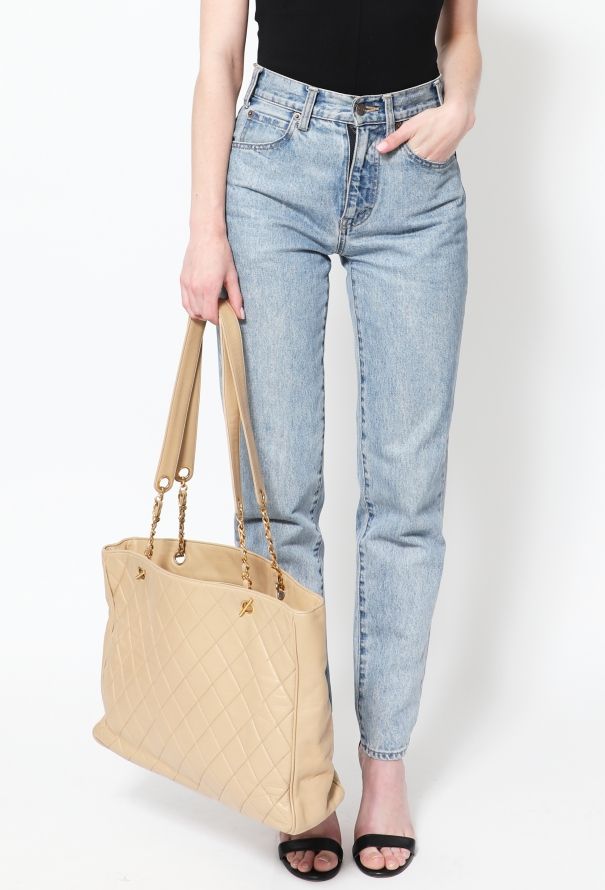 Chanel Beige Grand Shopping Tote Bag - 2