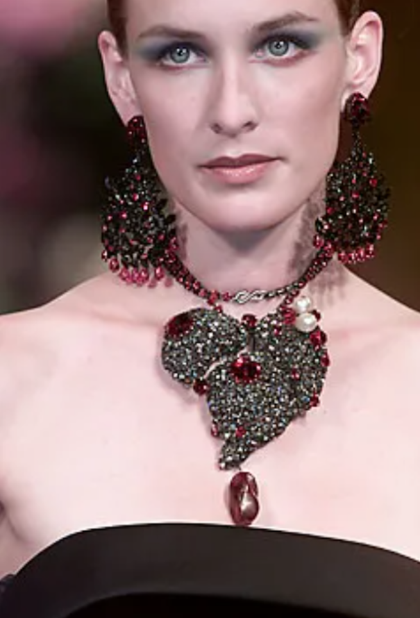 Saint Laurent RARE 1990 Cœur de YSL Lithography - 3