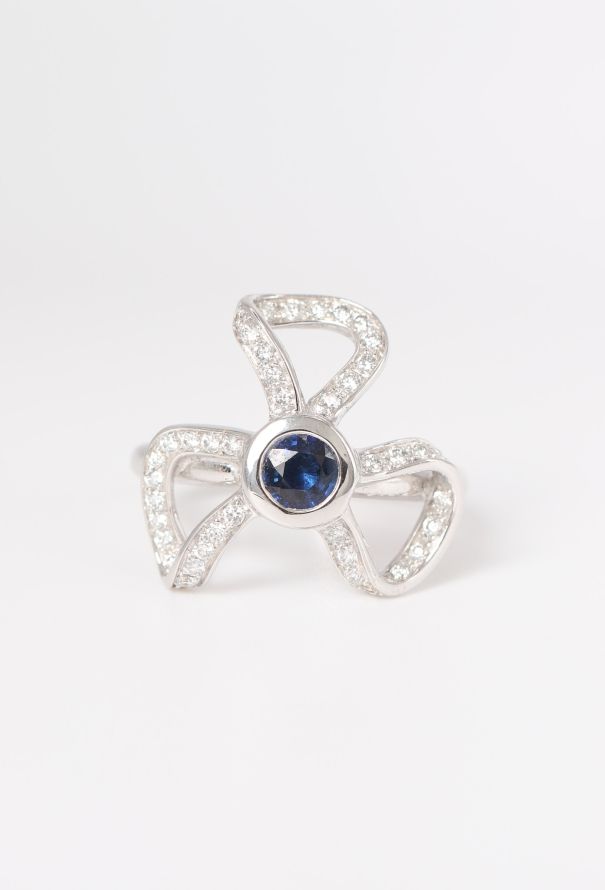 Mellerio 18k Gold, Diamond & Sapphire Marie Antoinette Ring - 1