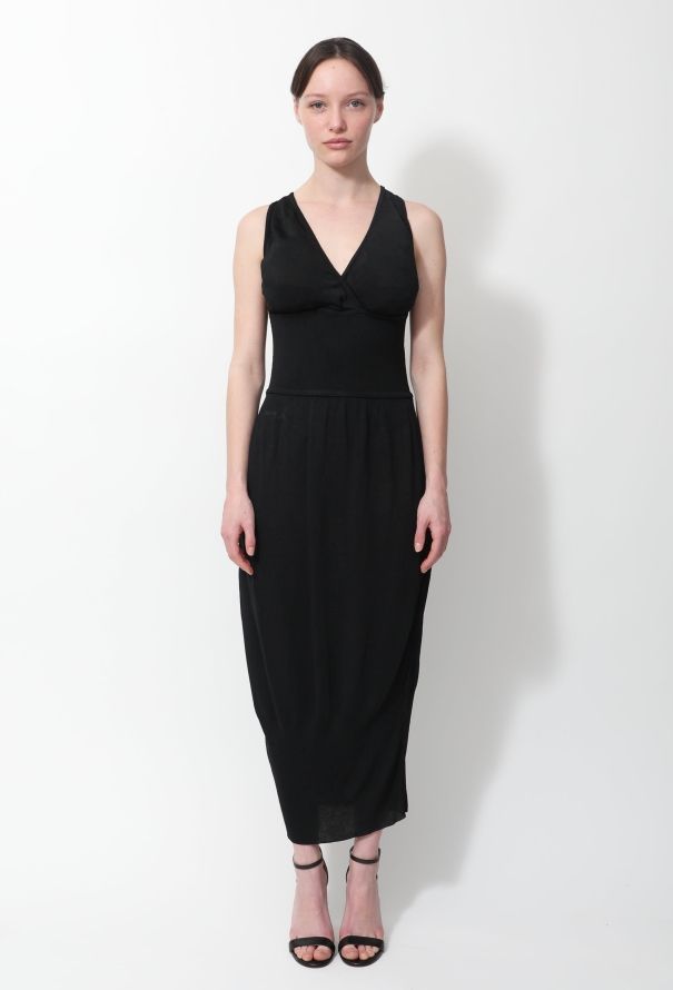 Alaïa '90s Ribbed Maxi Dress - 1
