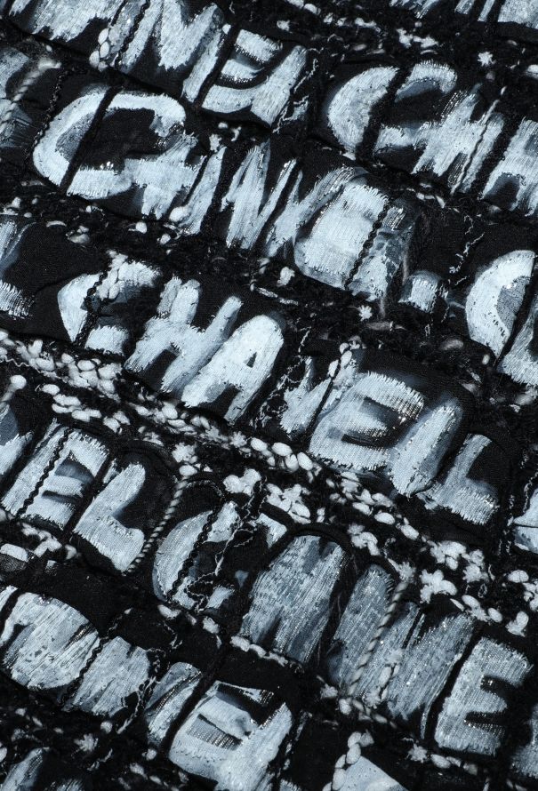 Chanel STUNNING Pre-Fall 2023 Dakar Hand-Painted Ribbon Skirt - 10