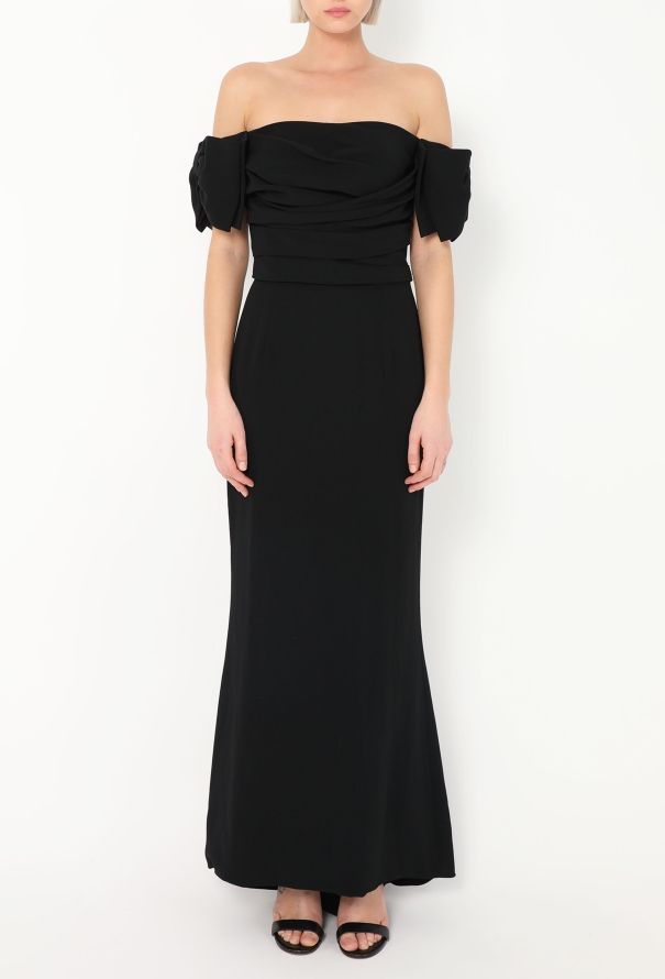 Dolce & Gabbana Off-Shoulder Draped Gown - 2
