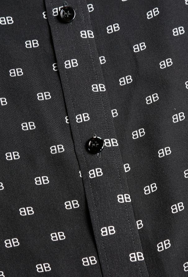 Balenciaga Monogram Silk Tunic - 5