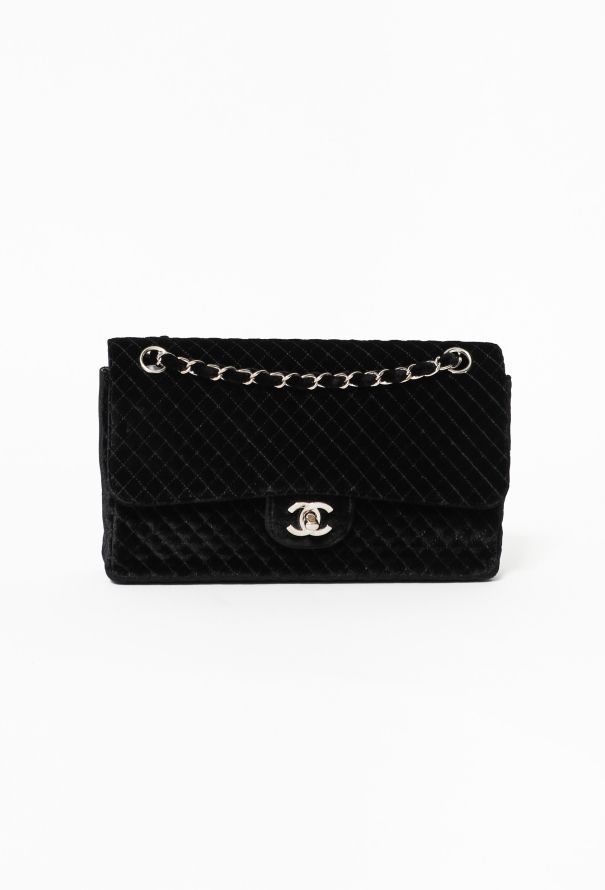 Chanel Velvet Medium Timeless Bag - 1