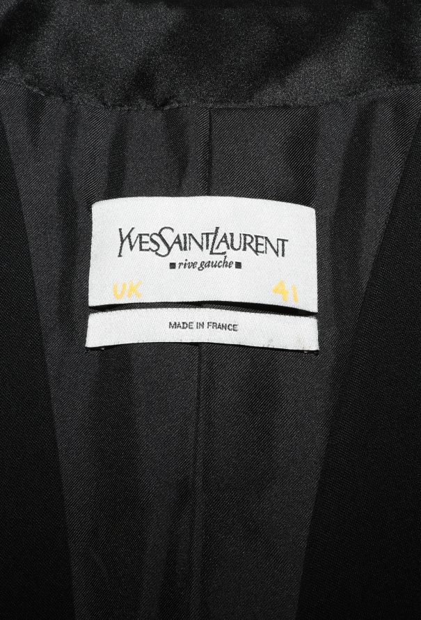 Saint Laurent Peplum Smoking Blazer - 6