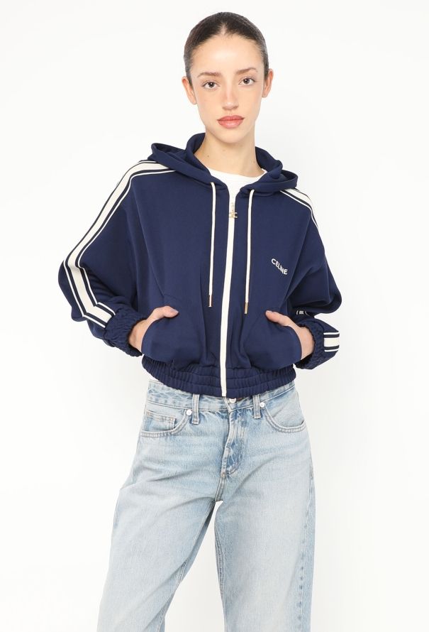 Céline F/W 2022 Hooded Track Jacket - 4
