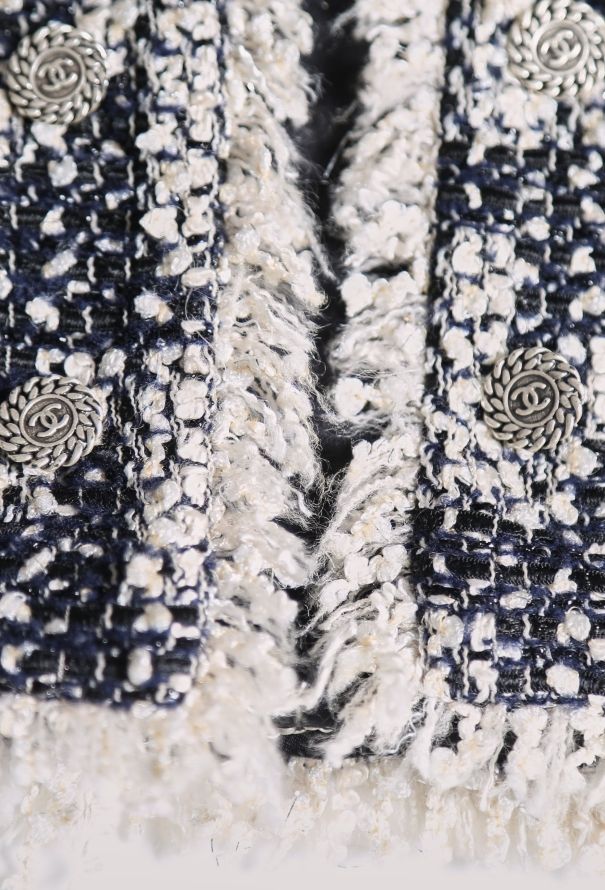 Chanel 2005 Tweed Frayed Trim Ensemble - 9