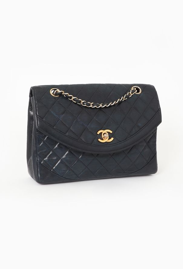 Chanel Navy Paris Double Flap Bag - 3