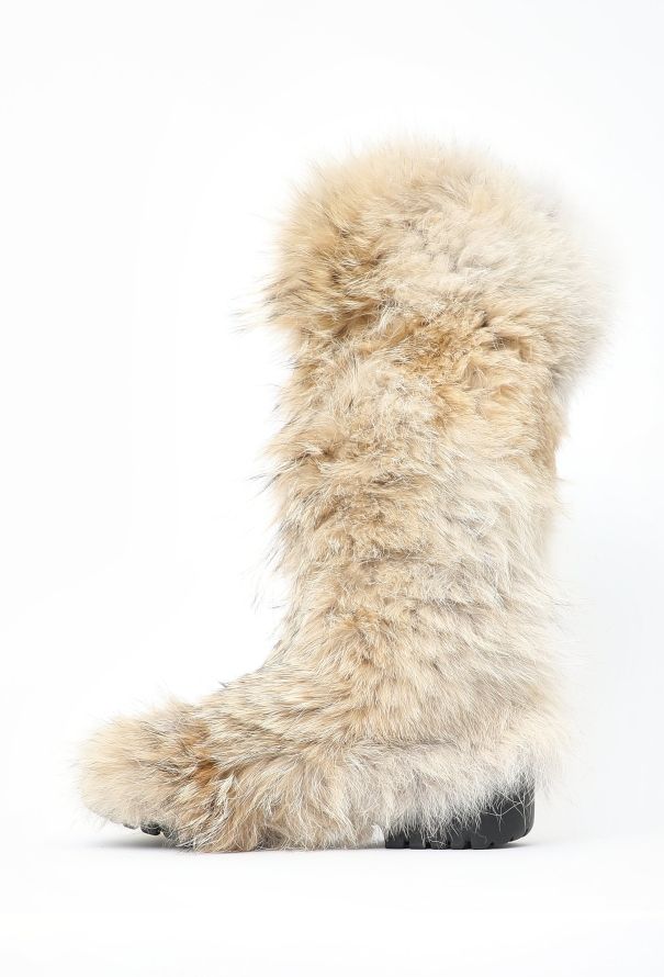 Ralph Lauren Purple Label Dasha Fur Boots - 4