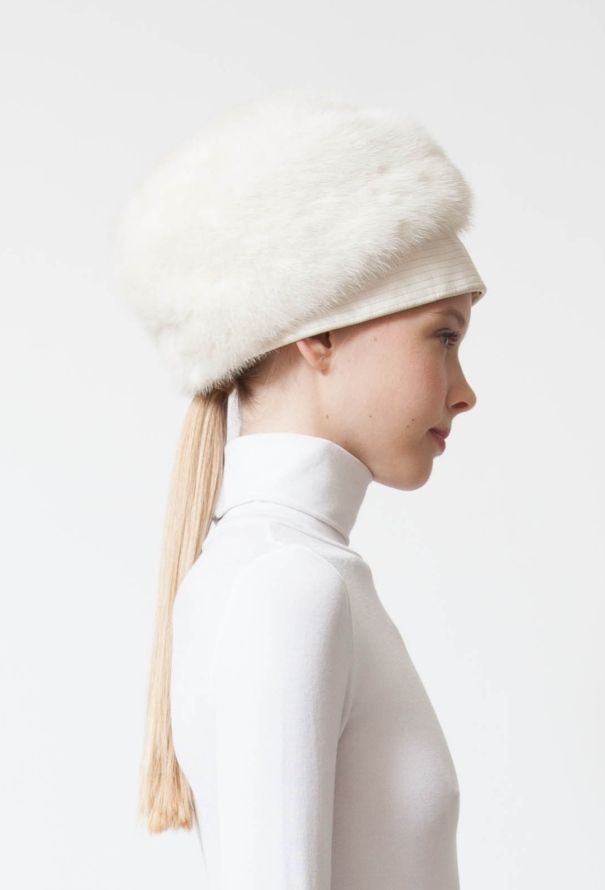 Saint Laurent 1967 Haute Couture Mink Hat - 10