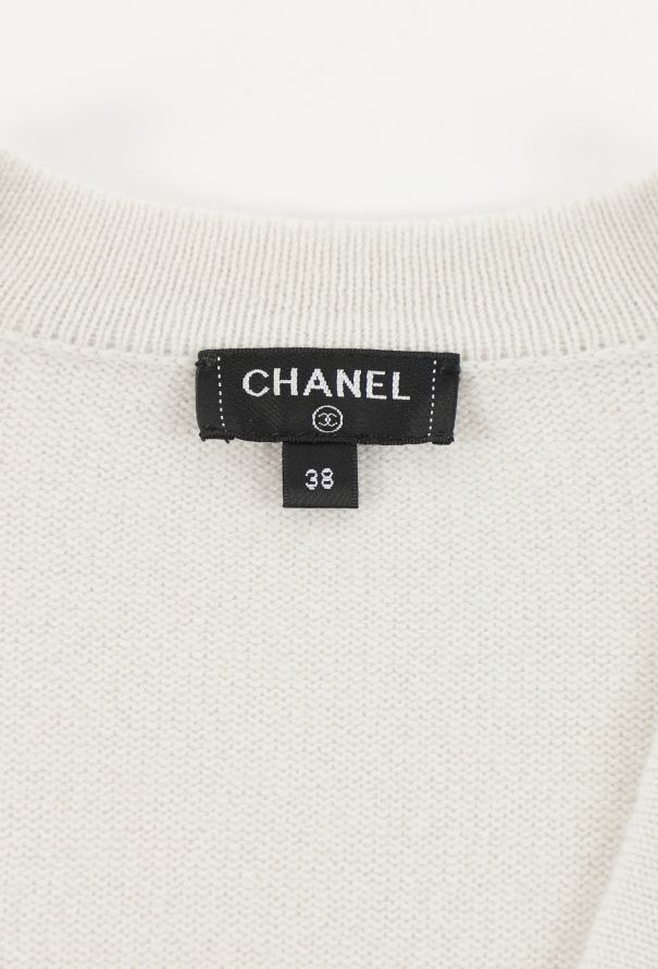 Chanel F/W 2020 Colorblock Cashmere Cardigan - 6