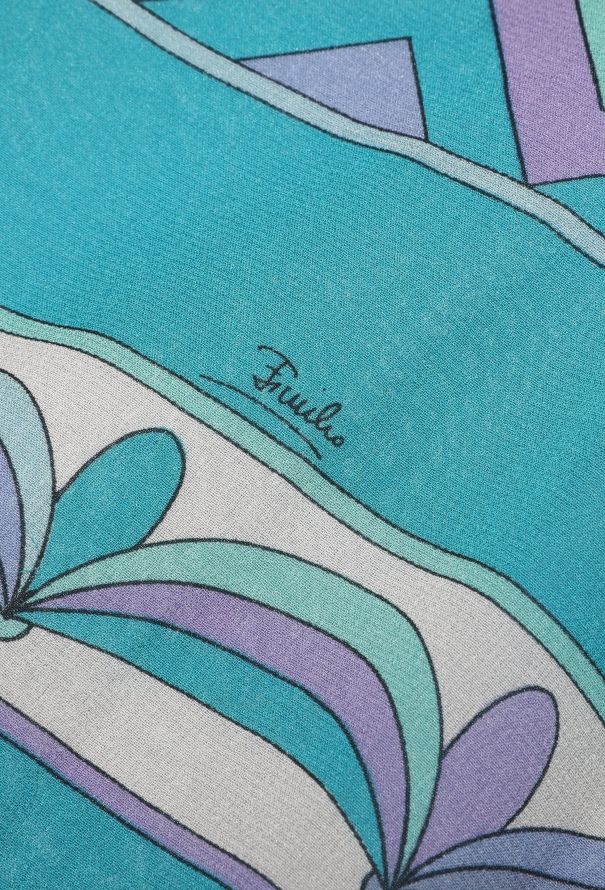 Emilio Pucci '70s Abstract Georgette Skirt - 4