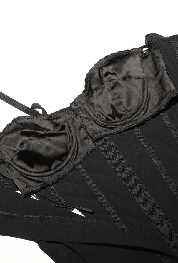 Dolce & Gabbana '90s Bustier Slit Jumpsuit - 6