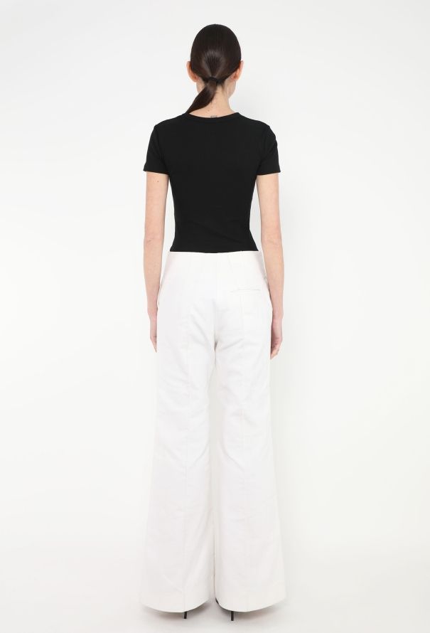 Céline Resort 2017 Sueded Bootcut Trousers - 5