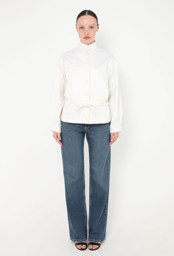 Saint Laurent Rare S/S 1978 Drawstring Bomber Jacket - 8