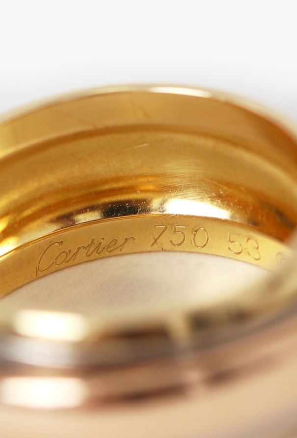Cartier Rare Vintage 18K Trinity Must Essence Ring - 7