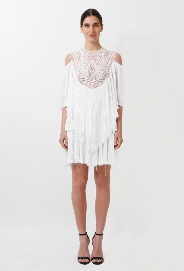 Givenchy S/S 2010 Pleated Lace Dress - 1