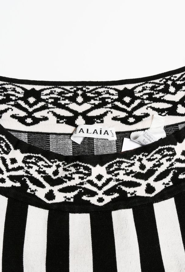 Alaïa COLLECTOR S/S 1992 Striped Knit Ensemble - 5