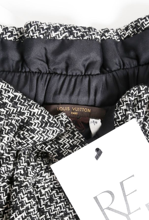 Louis Vuitton Frayed Tweed Skirt - 4
