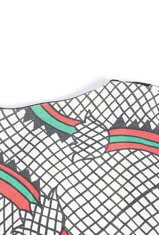 Ossie Clark COLLECTOR '70s Deco Print Crêpe Top - 9