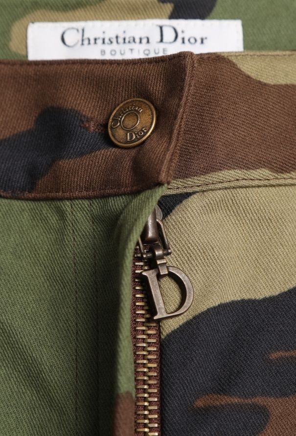 Christian Dior 2001 Cropped Camouflage Pants - 6