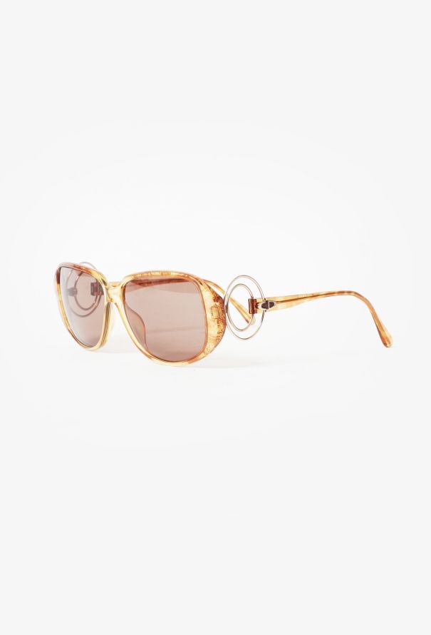 Christian Dior Vintage 'CD' Ellipse Sunglasses - 2