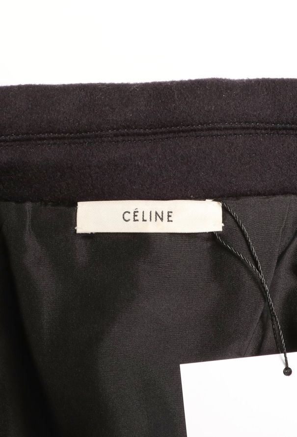 Céline Pre-Fall 2014 Satin Trim Peacoat - 6