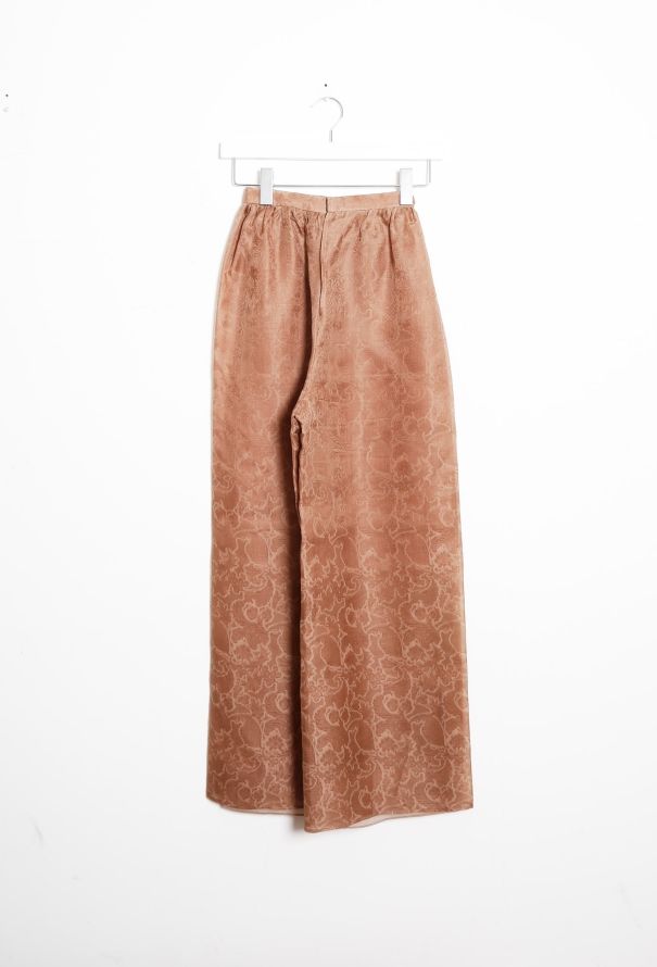 Oscar De La Renta Paisley Print Silk Ensemble - 10