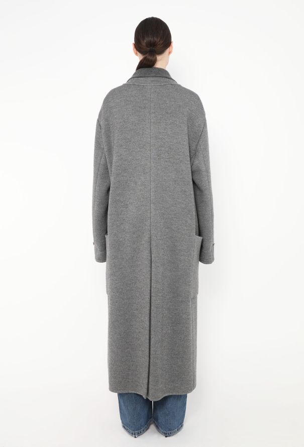 Céline Cashmere Lapel Oversized Coat - 4