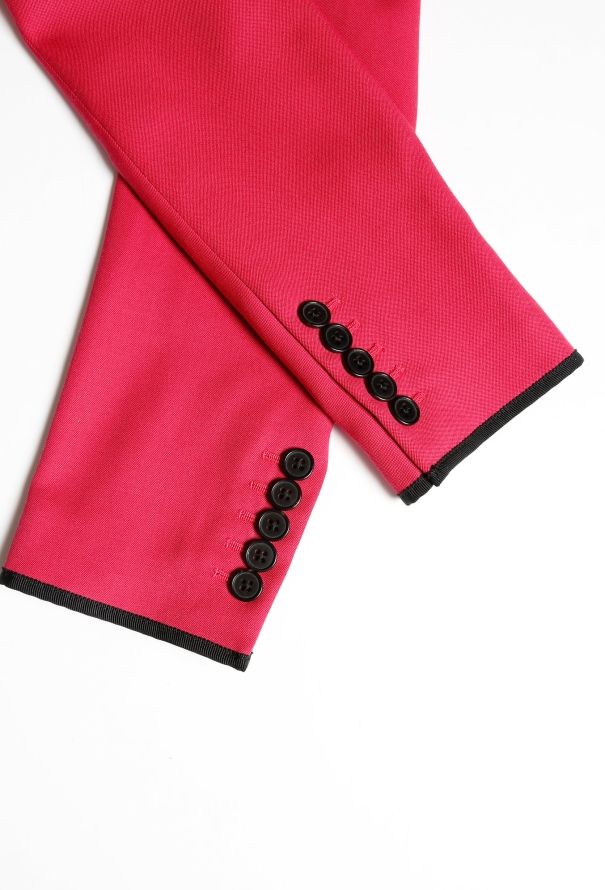 Saint Laurent S/S 2014 Notched Trim Blazer - 7